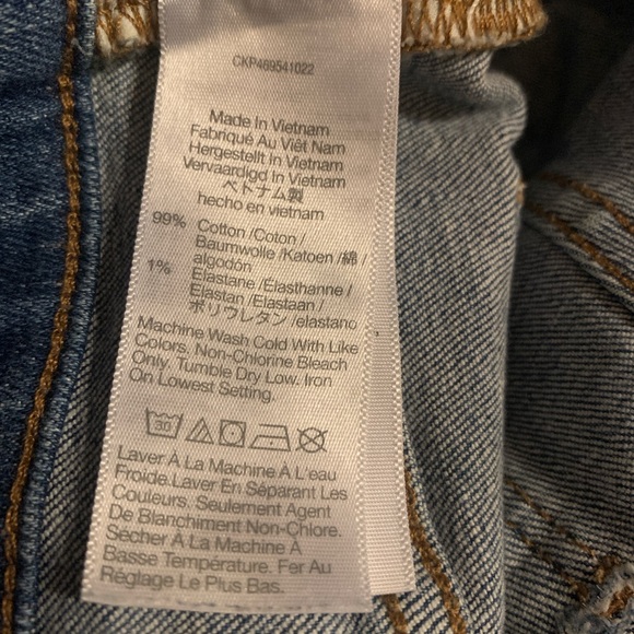 Madewell Mid-Rise Kickout Crop Raw Hem Size 28 Loose Fit Cropped Flared Pants - Picture 4 of 11